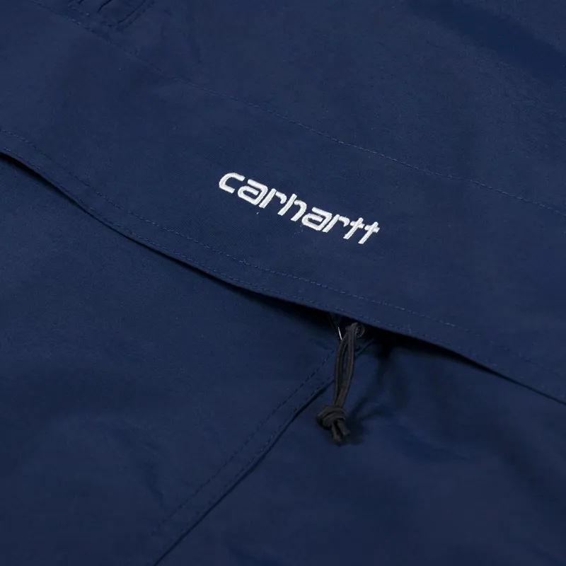 Carhartt WIP Windbreaker Pullover Air Force Blue White-5