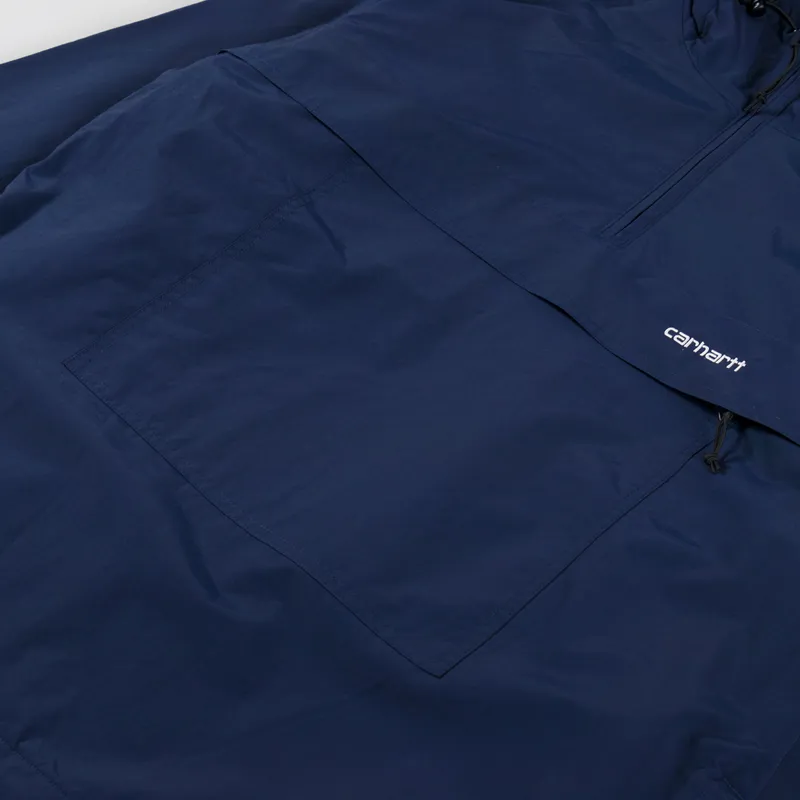 Carhartt WIP Windbreaker Pullover Air Force Blue White-6
