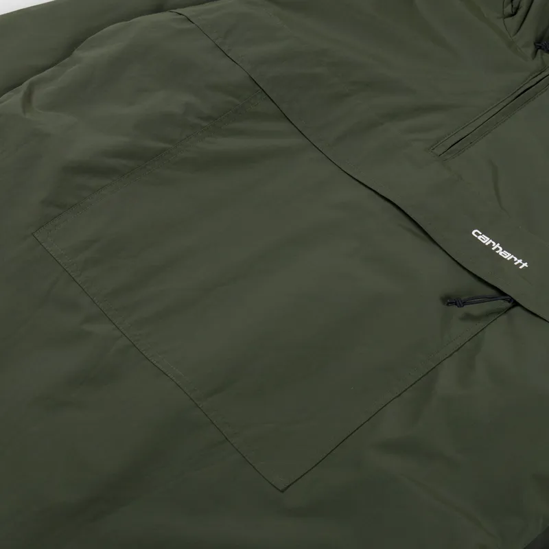 Carhartt WIP Windbreaker Pullover Office Green White-6