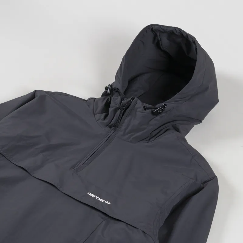 Carhartt WIP Windbreaker Pullover Graphite White-2
