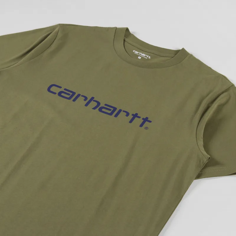Carhartt WIP Script T Shirt Capulet Aura-1