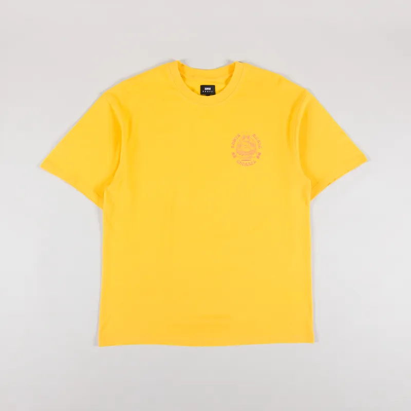Edwin Music Channel T Shirt Lemon Chrome-1