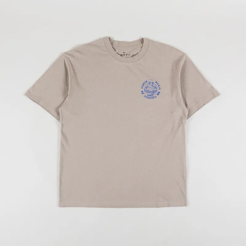 Edwin Music Channel T Shirt Aluminum-1