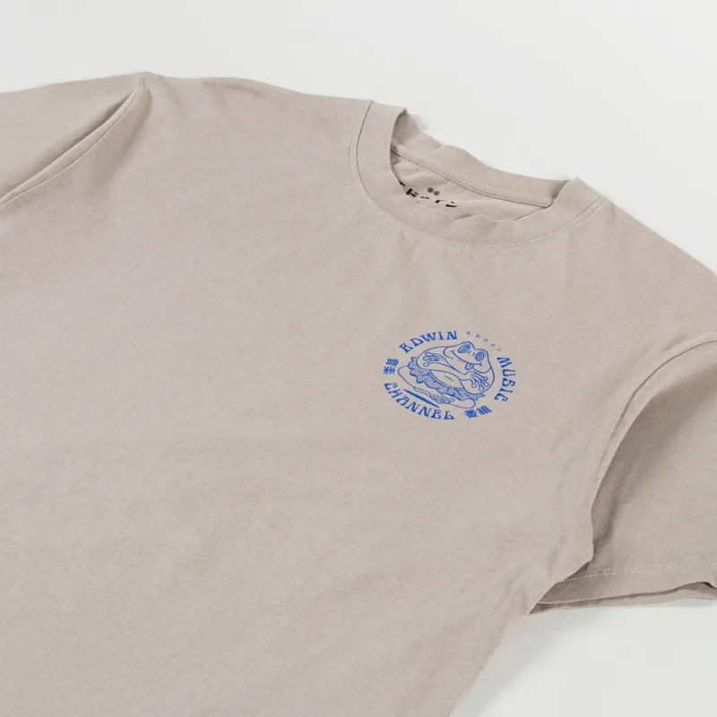 Edwin Music Channel T Shirt Aluminum-3