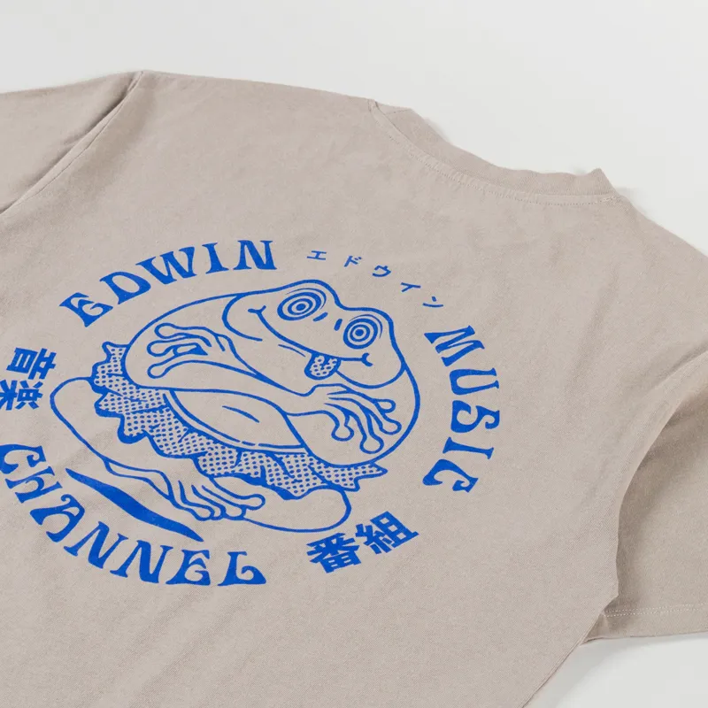 Edwin Music Channel T Shirt Aluminum-2