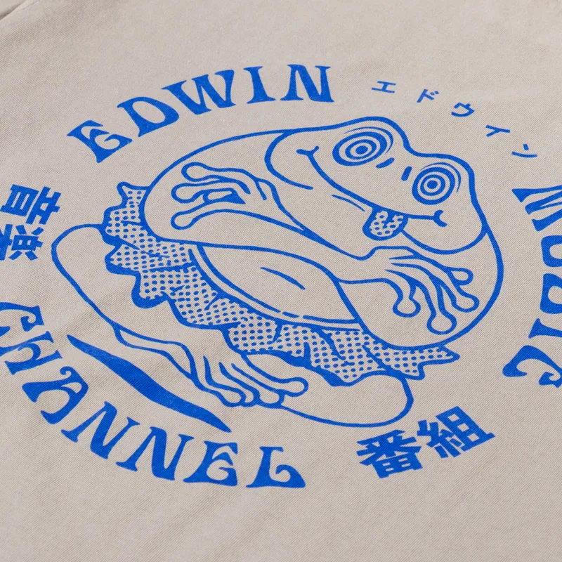 Edwin Music Channel T Shirt Aluminum-4