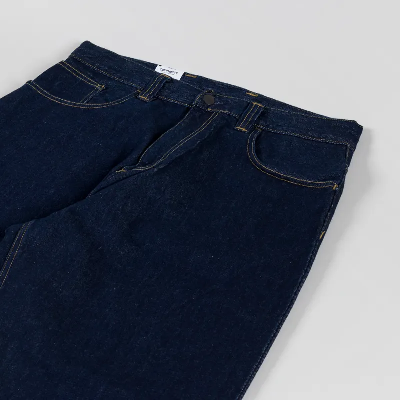 Carhartt WIP Brandon Pant Blue Rinsed Smith Denim-6