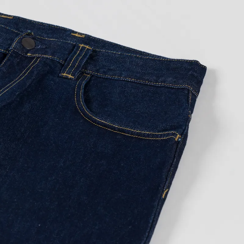 Carhartt WIP Brandon Pant Blue Rinsed Smith Denim-8