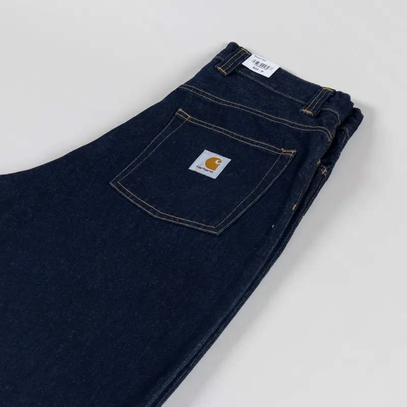 Carhartt WIP Brandon Pant Blue Rinsed Smith Denim-4
