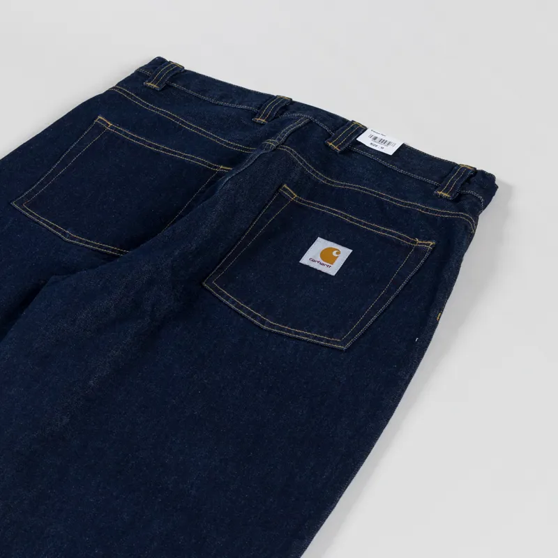 Carhartt WIP Brandon Pant Blue Rinsed Smith Denim-5