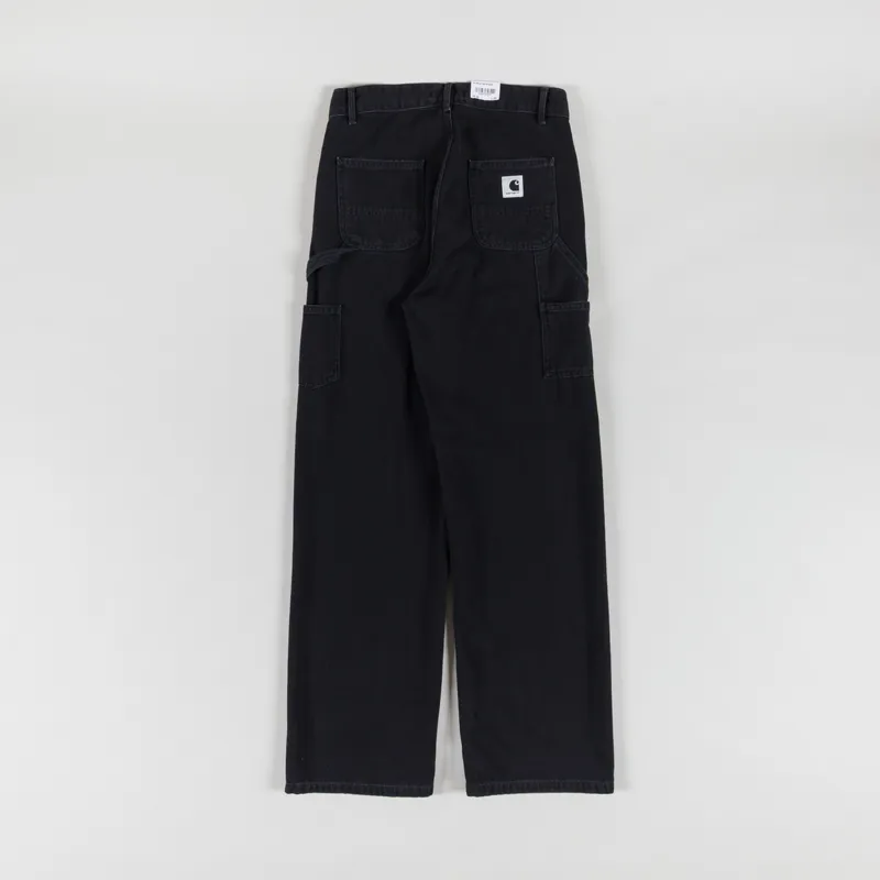 Carhartt WIP Womens Pierce Pant Straight Black Stone Washed