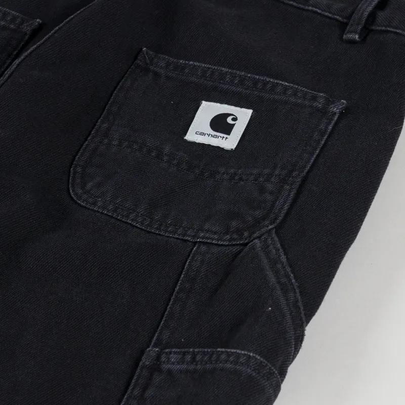 Carhartt WIP Womens Pierce Pant Straight Black Stone Washed-9