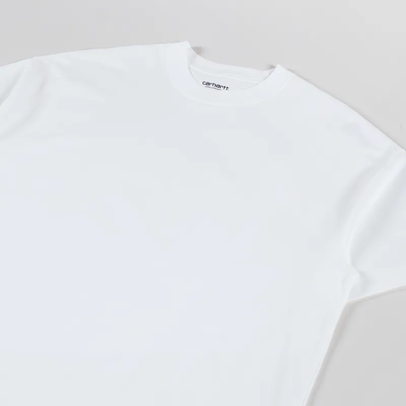 Carhartt WIP Link Script T Shirt White Black-1