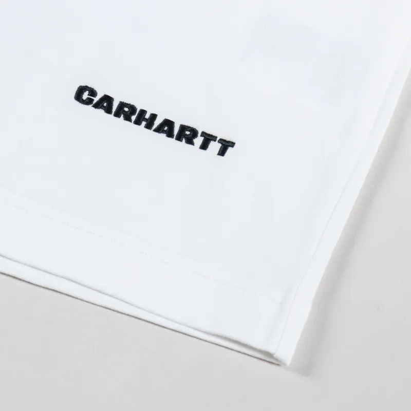 Carhartt WIP Link Script T Shirt White Black-3
