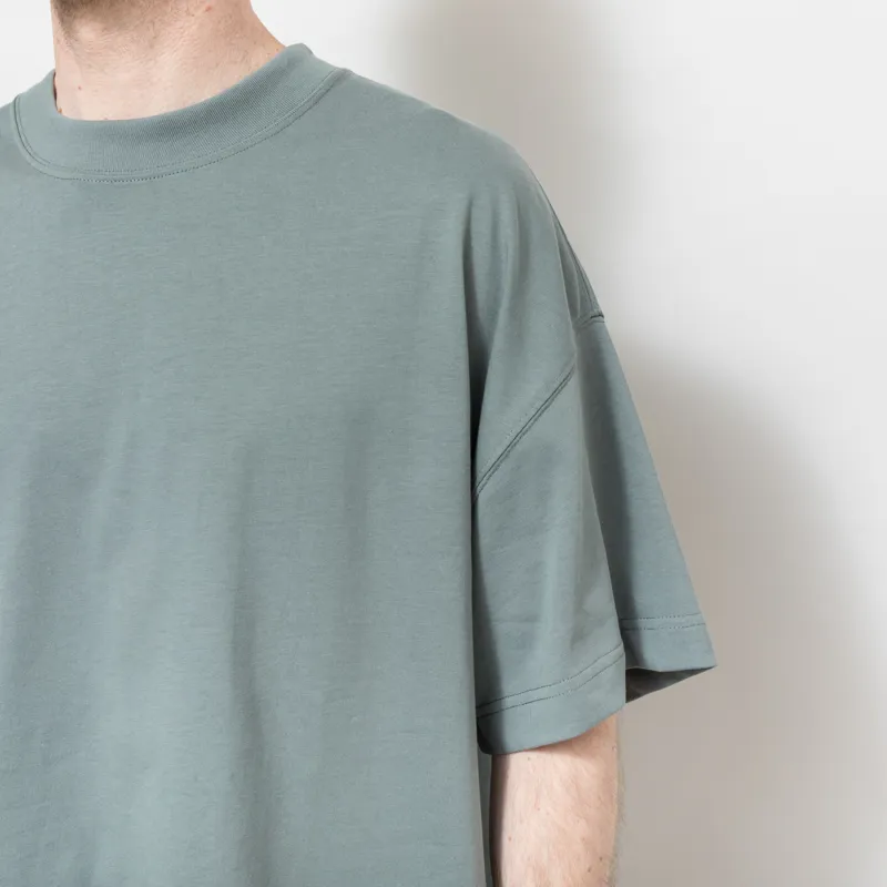 Carhartt WIP Link Script T Shirt Velvet Green White-6