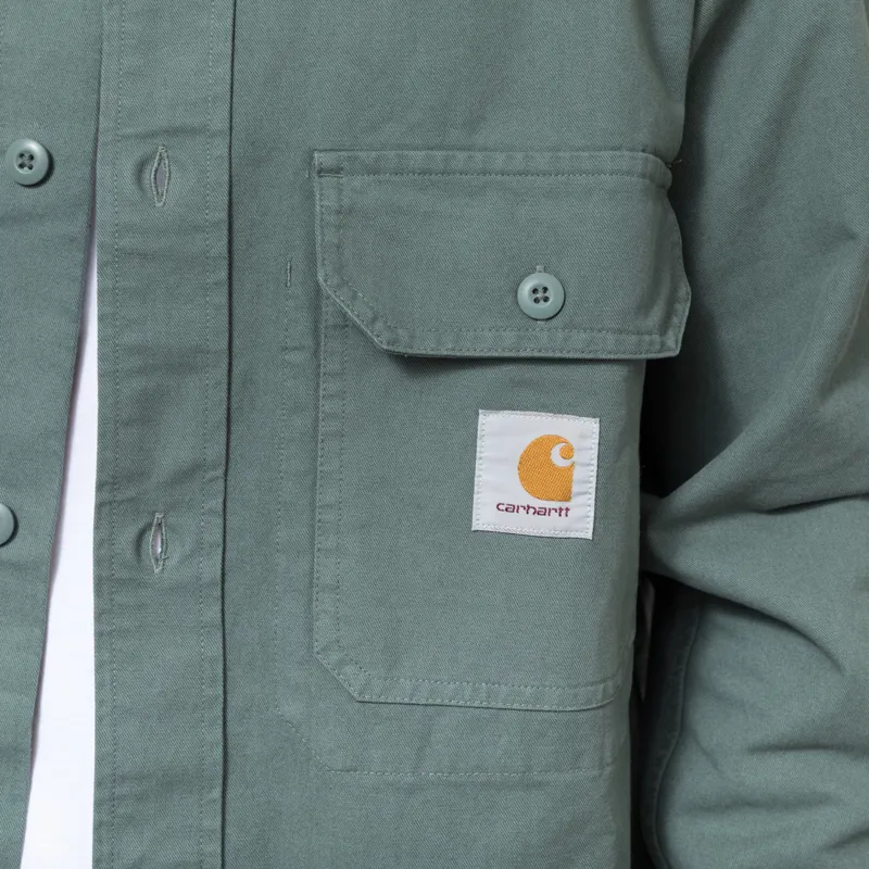 Carhartt WIP Reno Shirt Jac Velvet Green-4