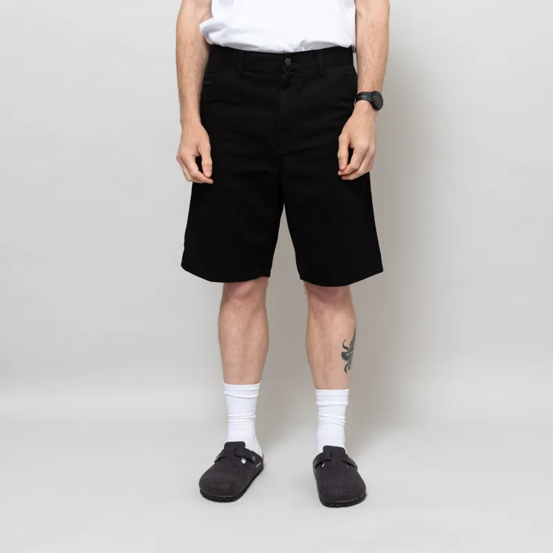 Carhartt WIP Single Knee Shorts Black