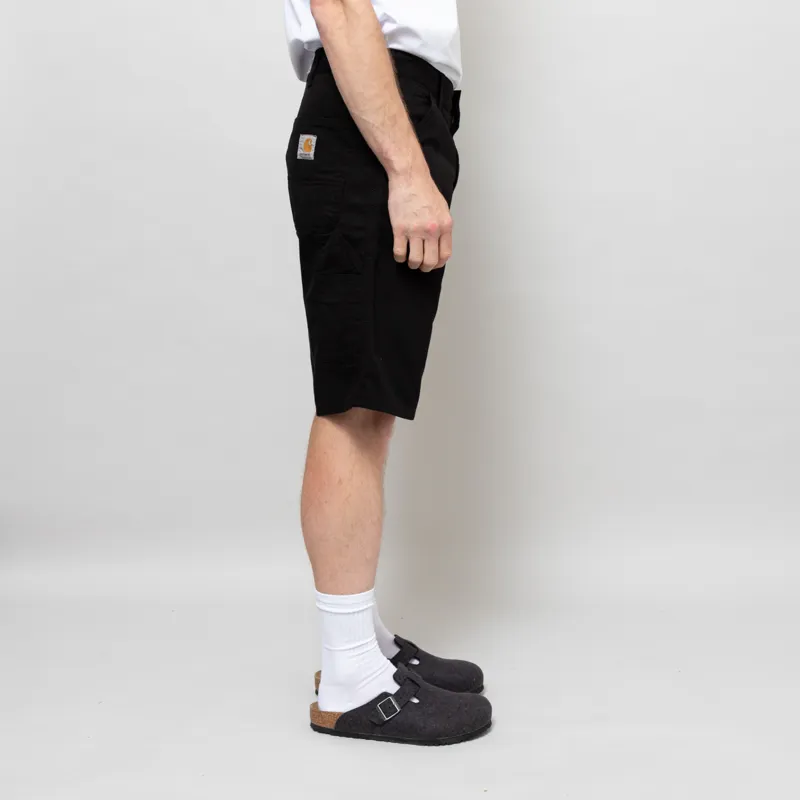 Carhartt WIP Single Knee Shorts Black-4