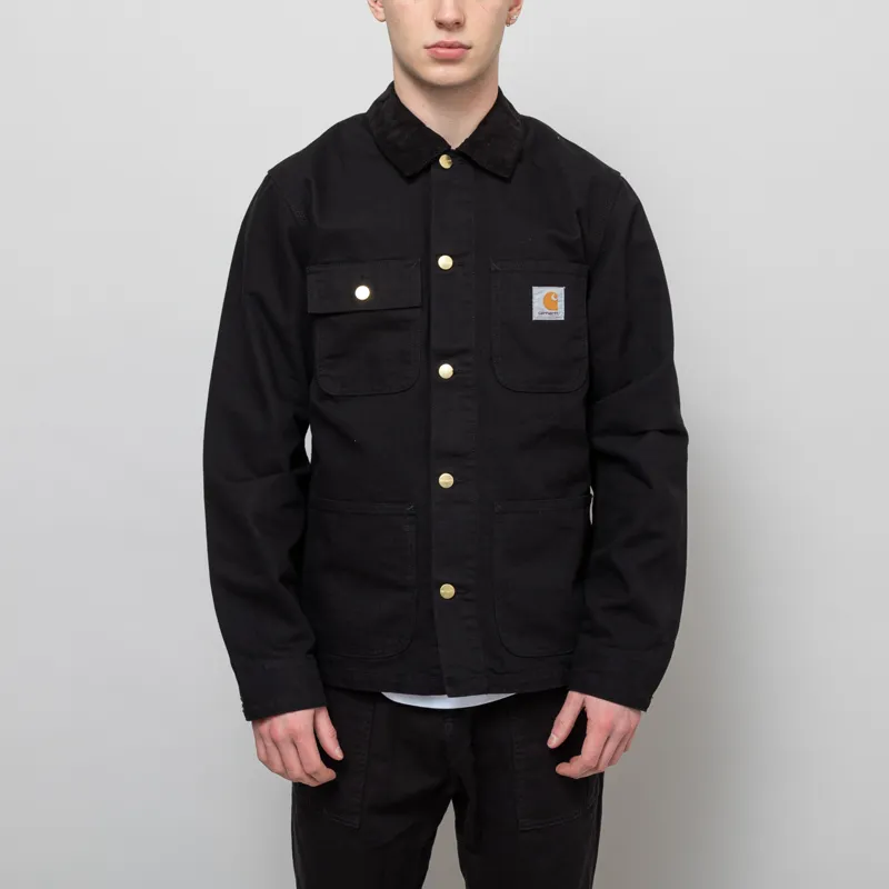 Carhartt WIP Michigan Summer Coat Black Rinsed