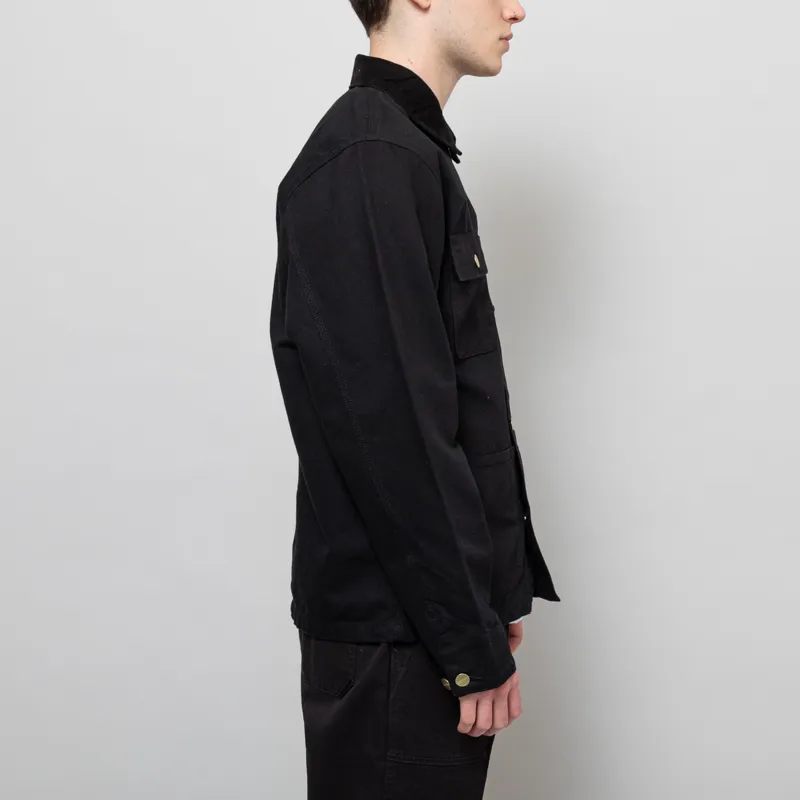 Carhartt WIP Michigan Summer Coat Black Rinsed-4