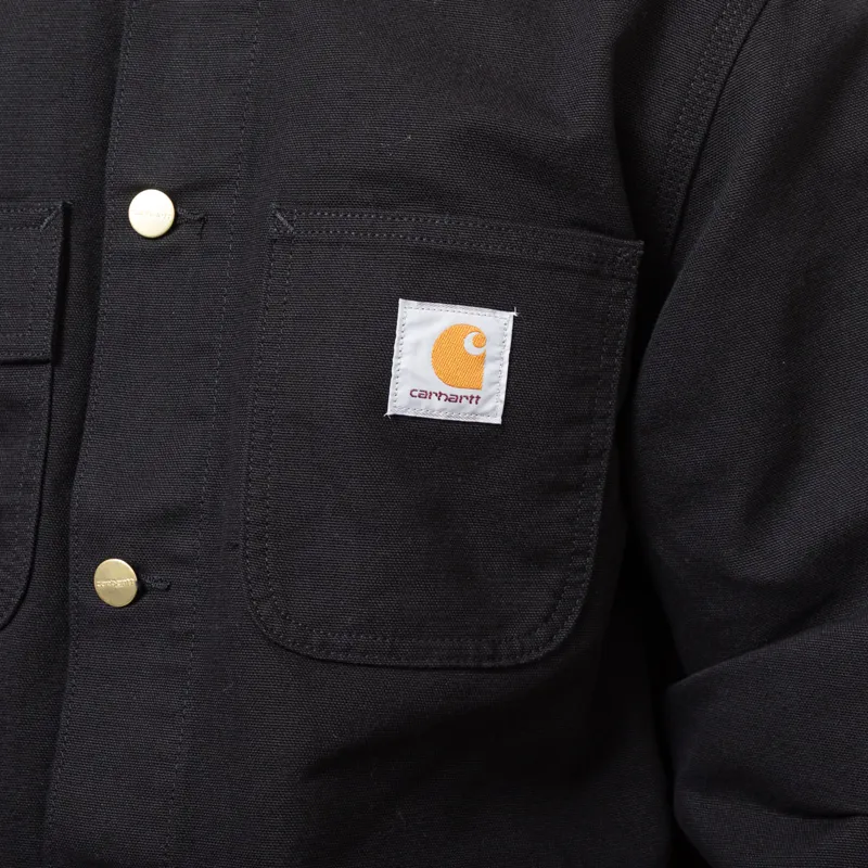 Carhartt WIP Michigan Summer Coat Black Rinsed-7