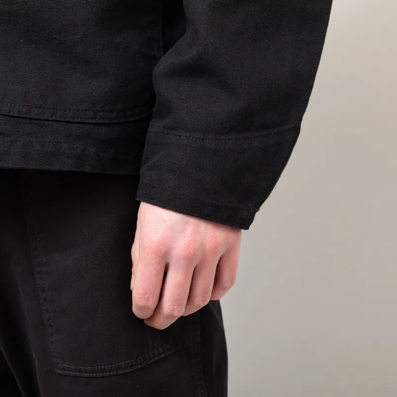 Carhartt WIP Michigan Summer Coat Black Rinsed-9