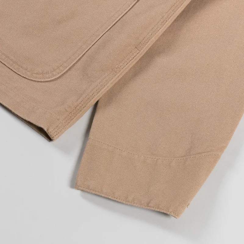 Carhartt WIP Michigan Coat Dusty H Brown Tobacco Rinsed-11