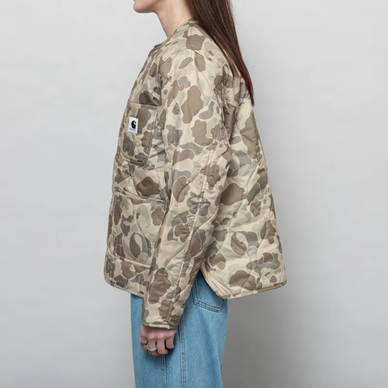 Carhartt WIP Womens Skyler Liner Camo Duck Desert-2