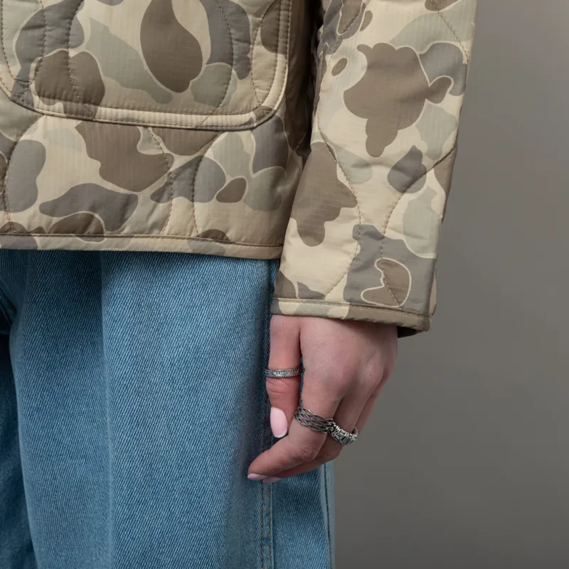 Carhartt WIP Womens Skyler Liner Camo Duck Desert-11