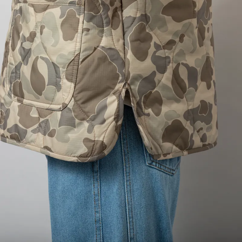 Carhartt WIP Womens Skyler Liner Camo Duck Desert-10