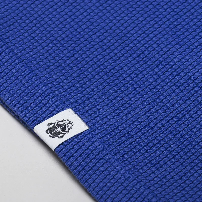 Edwin Waffle Dizzy Long Sleeve T Shirt Deep Ultramarine-5