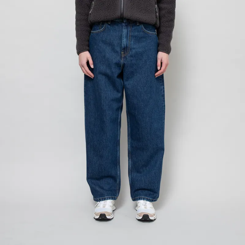 Carhartt WIP Womens Brandon Pant Smith Denim Blue Stone Washed