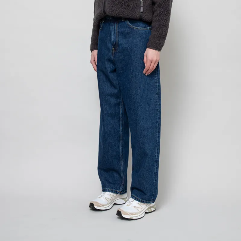 Carhartt WIP Womens Brandon Pant Smith Denim Blue Stone Washed-1