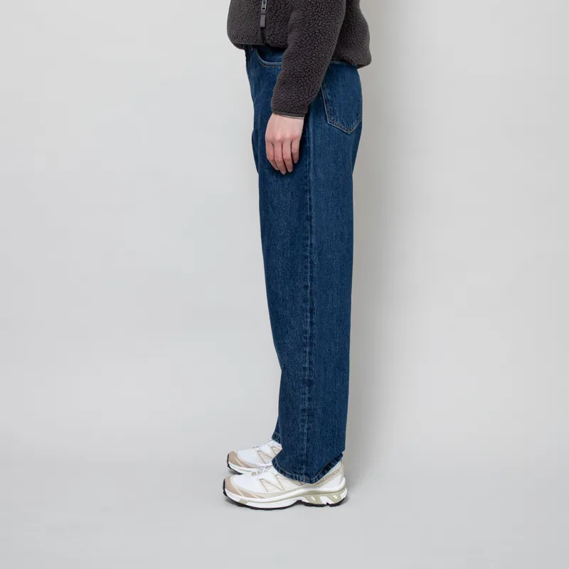 Carhartt WIP Womens Brandon Pant Smith Denim Blue Stone Washed-2