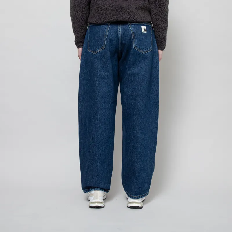 Carhartt WIP Womens Brandon Pant Smith Denim Blue Stone Washed-3