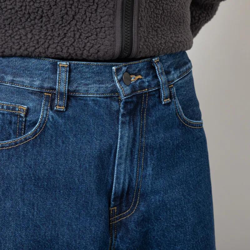 Carhartt WIP Womens Brandon Pant Smith Denim Blue Stone Washed-6