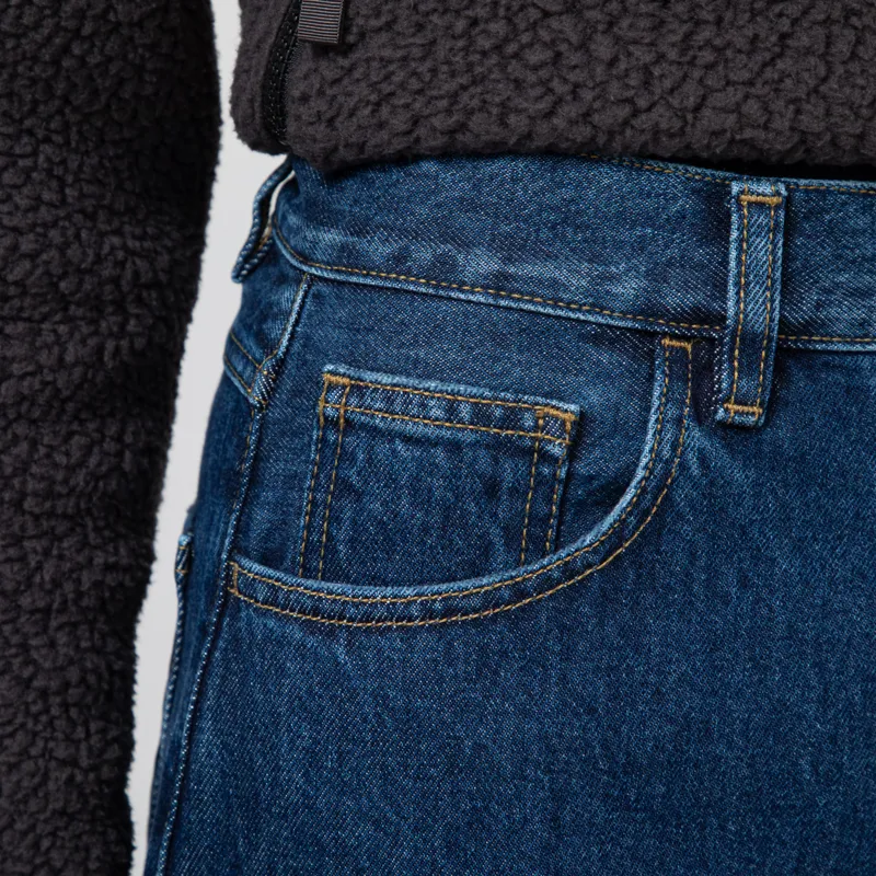 Carhartt WIP Womens Brandon Pant Smith Denim Blue Stone Washed-7