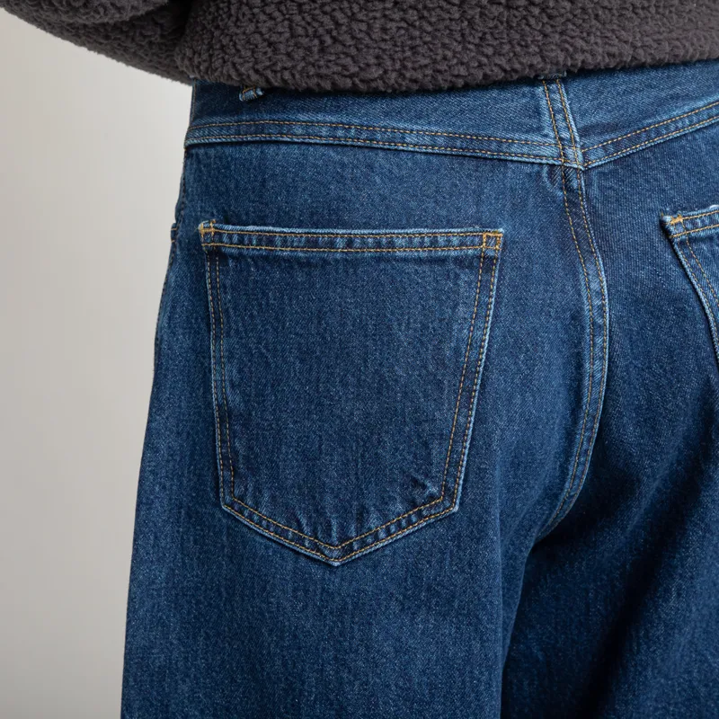 Carhartt WIP Womens Brandon Pant Smith Denim Blue Stone Washed-8