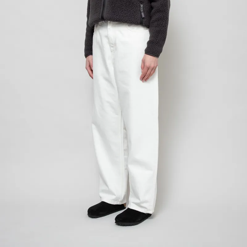 Carhartt WIP Womens Brandon Pant White Rinsed Smith Denim-1