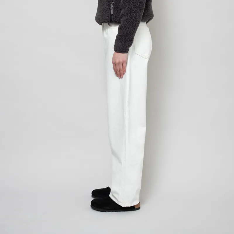 Carhartt WIP Womens Brandon Pant White Rinsed Smith Denim-2