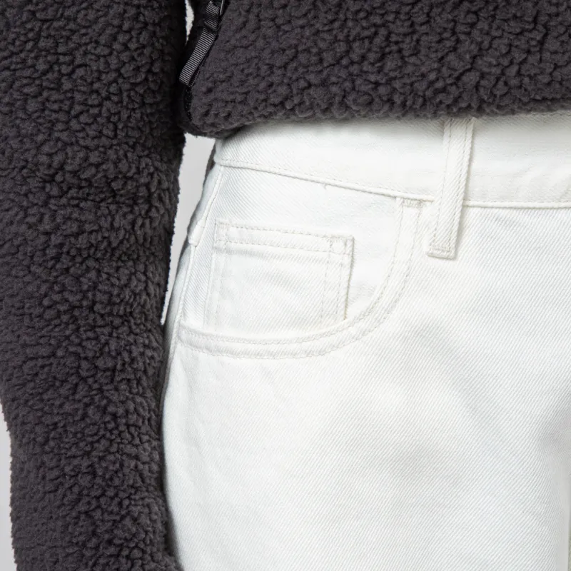 Carhartt WIP Womens Brandon Pant White Rinsed Smith Denim-6