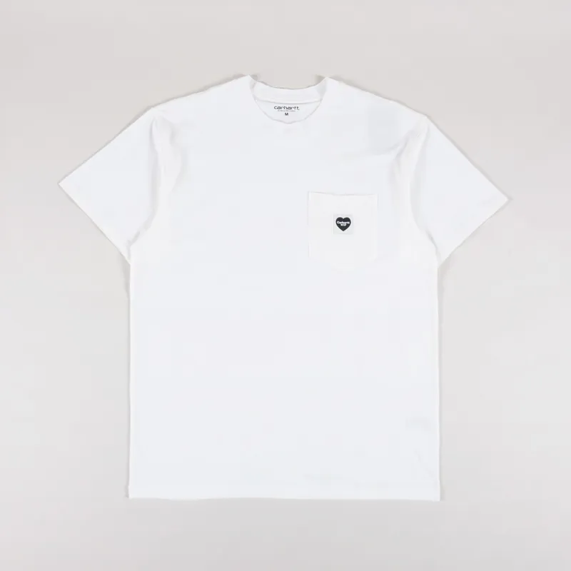 Carhartt WIP Pocket Heart T Shirt White
