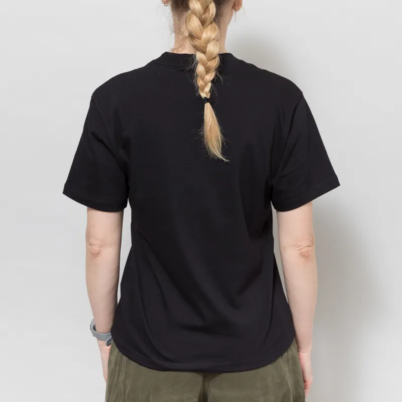 Carhartt WIP Womens Pocket Heart T Shirt Ash Heather Red-3