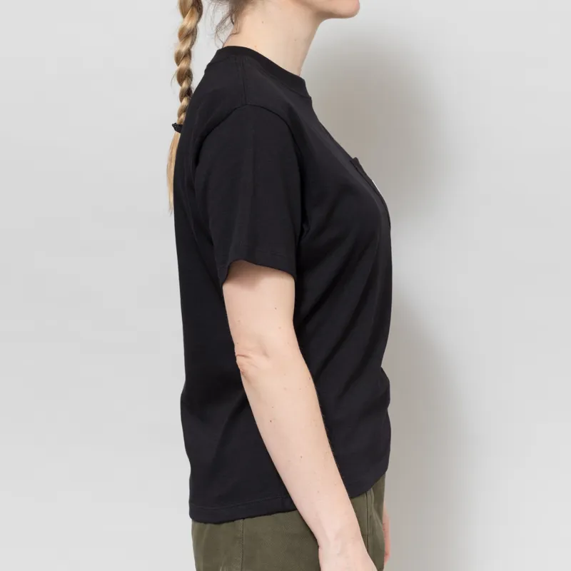 Carhartt WIP Womens Pocket Heart T Shirt Ash Heather Red-4