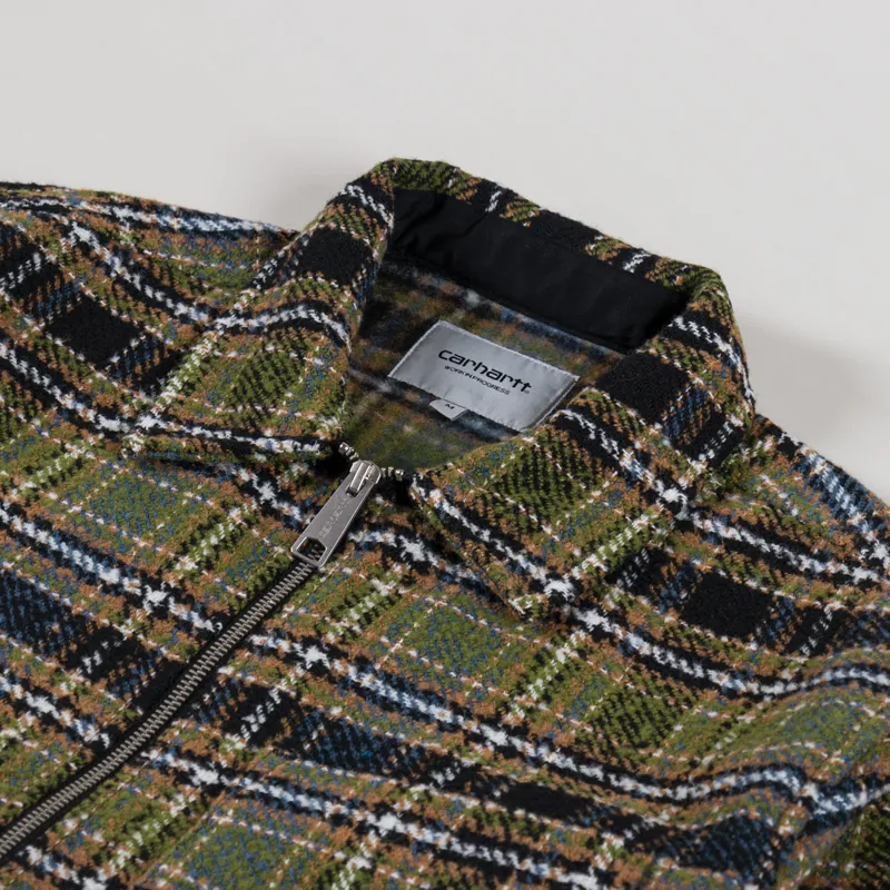 Carhartt WIP Stroy Shirt Jac Check Black-6