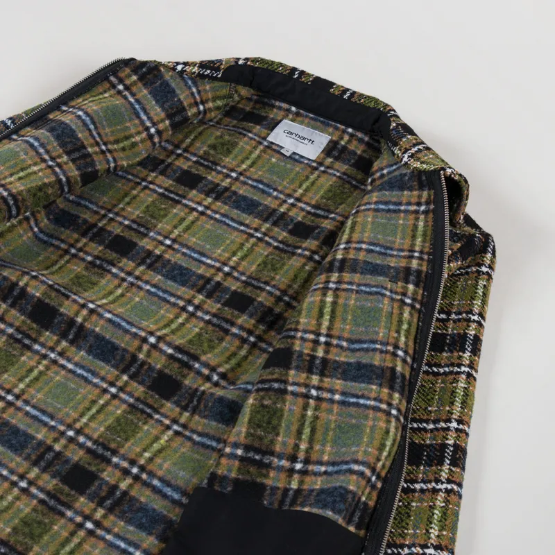 Carhartt WIP Stroy Shirt Jac Check Black-4