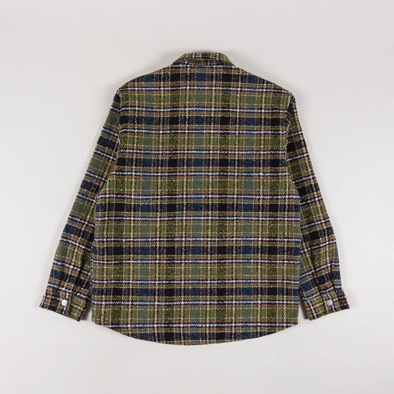 Carhartt WIP Mens Stroy Shirt Jacket Overshirt Check Black Carhartt WIP Mens Stroy Shirt Jacket Overshirt Check Black