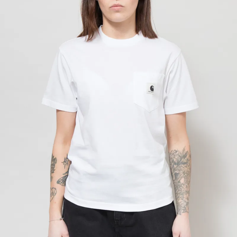 Carhartt WIP Womens Pocket T Shirt White