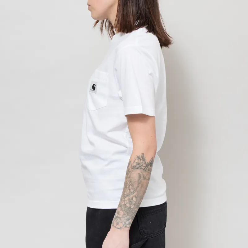 Carhartt WIP Womens Pocket T Shirt White-2