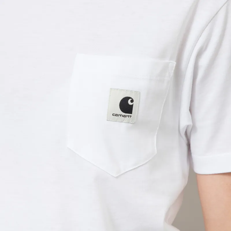 Carhartt WIP Womens Pocket T Shirt White-7